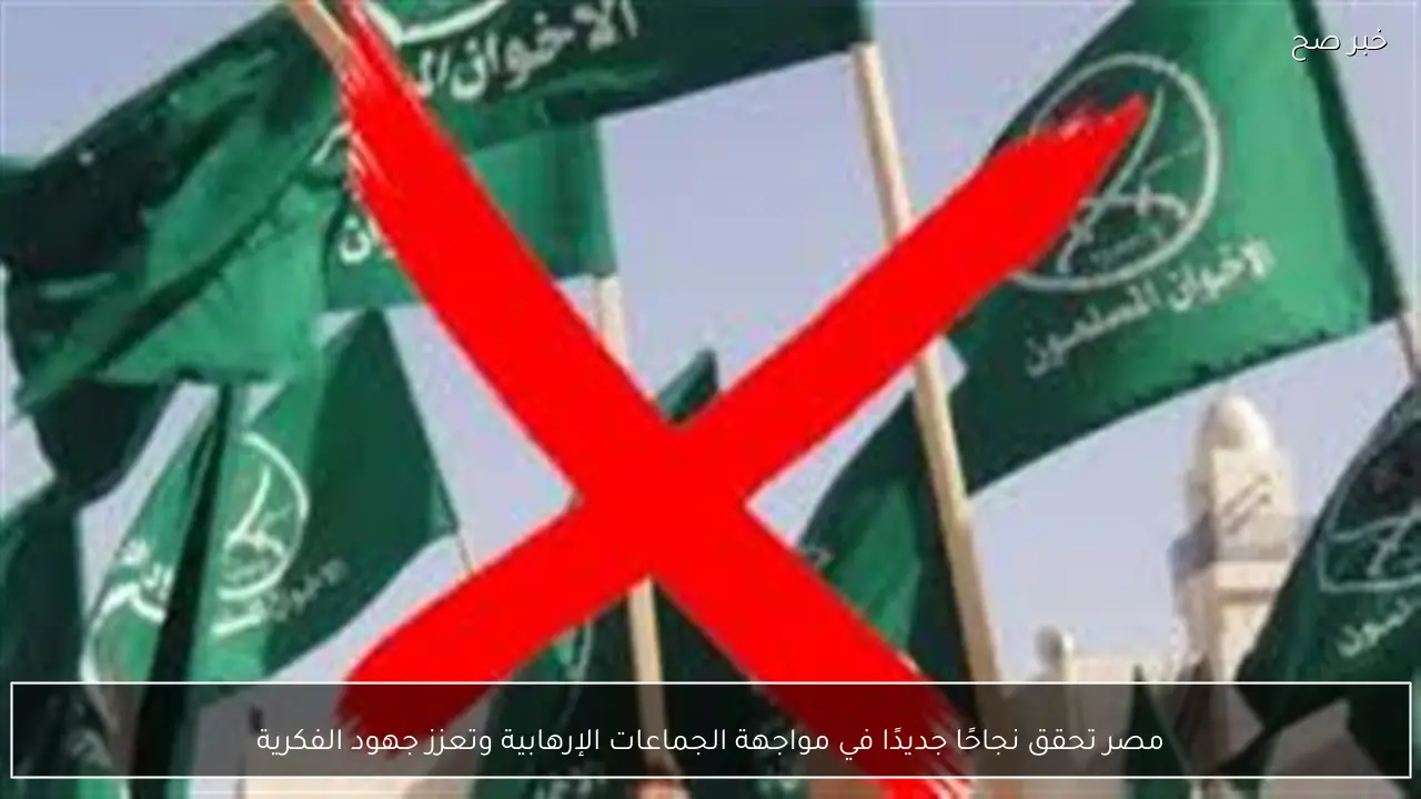 مصر تحقق نجاحًا جديدًا في مواجهة الجماعات الإرهابية وتعزز جهود الفكرية