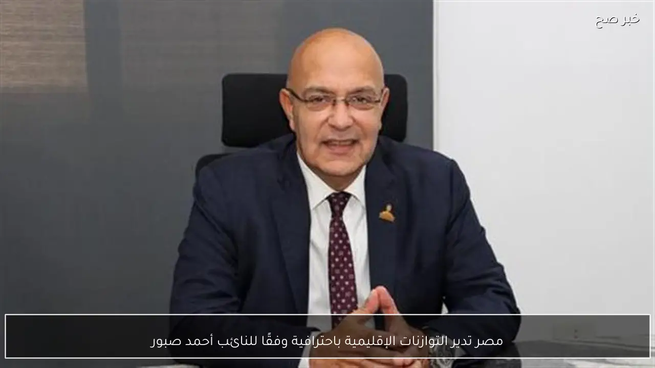 مصر تدير التوازنات الإقليمية باحترافية وفقًا للنائب أحمد صبور