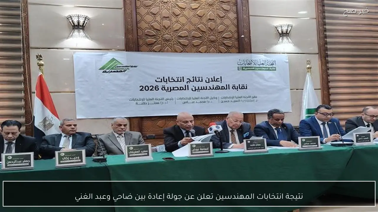 نتيجة انتخابات المهندسين تعلن عن جولة إعادة بين ضاحي وعبد الغني