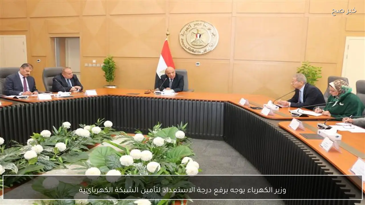 وزير الكهرباء يوجه برفع درجة الاستعداد لتأمين الشبكة الكهربائية