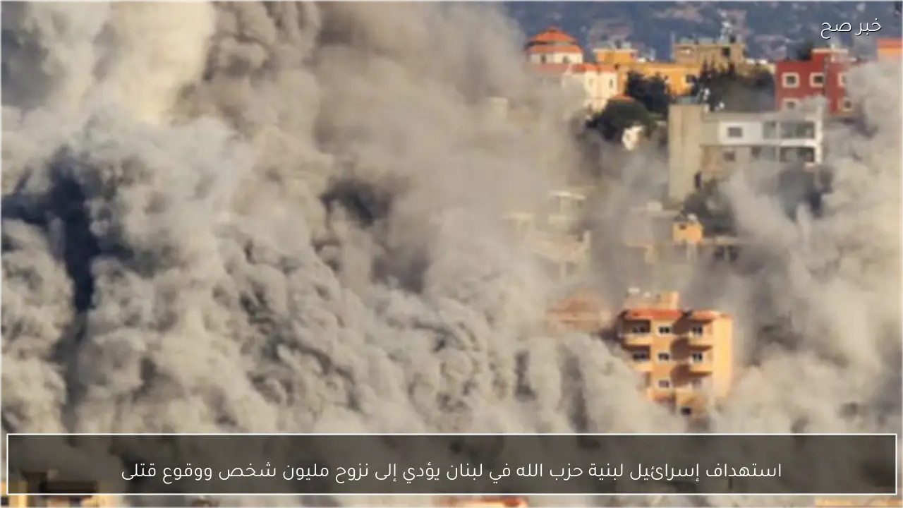 استهداف إسرائيل لبنية حزب الله في لبنان يؤدي إلى نزوح مليون شخص ووقوع قتلى